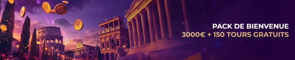 Bonus de bienvenue exclusif sur le casino en ligne Julius Casino